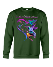 Load image into Gallery viewer, Hummingbirds Heart Shaped I Am A Simple Woman Gift For Mom Sweatshirt