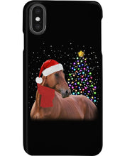 Load image into Gallery viewer, Cute Horse With Santa Hat Lovely Christmas Tree Gift For Horse Lovers Phone case