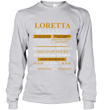Load image into Gallery viewer, Loretta Custom Name Gift A Warrior's Mentality With A Poet's Soul Unisex Long Sleeve