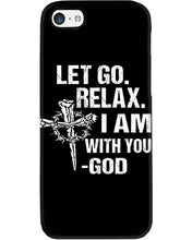 Load image into Gallery viewer, Let You Relax I Am With You Gray Background Phone case