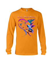 Load image into Gallery viewer, Hummingbirds Heart Shaped I Am A Simple Woman Gift For Mom Unisex Long Sleeve
