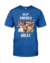 Load image into Gallery viewer, Keep America Great Yorkshire Terrier Gift For Dog Lovers Guys Tee