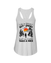 Load image into Gallery viewer, Life Is Short Buy The Shoes Ladies Flowy Tank