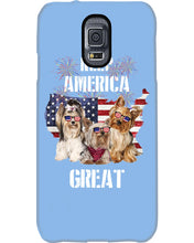 Load image into Gallery viewer, Keep America Great Yorkshire Terrier Gift For Dog Lovers Phone case