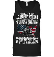 Load image into Gallery viewer, I Am A US Marine Veteran If America Needed Me Gift Unisex Tank Top
