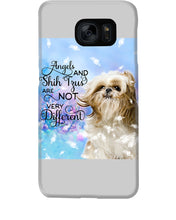 Load image into Gallery viewer, Angels And Shih Tzu Are Not Different Gift For Dog Lovers Phone case