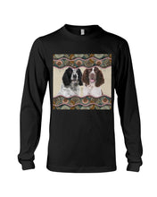 Load image into Gallery viewer, Lovley Phone Case Two Dogs Gift For English Springer Spaniel Lovers Unisex Long Sleeve