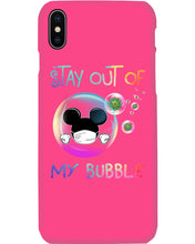 Load image into Gallery viewer, Lovely Phone Case Rainbow Design Stay Out Of My Bubble Gift For Friends Phone case