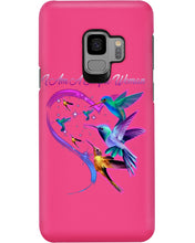 Load image into Gallery viewer, Hummingbirds Heart Shaped I Am A Simple Woman Gift For Mom Phone case