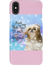 Load image into Gallery viewer, Angels And Shih Tzu Are Not Different Gift For Dog Lovers Phone case