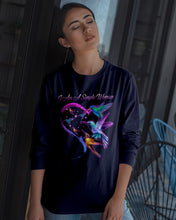 Load image into Gallery viewer, Hummingbirds Heart Shaped I Am A Simple Woman Gift For Mom Unisex Long Sleeve