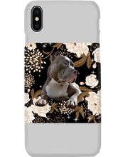 Load image into Gallery viewer, Gift For Dog Lovers Pitbull Bright Peonies Phone case