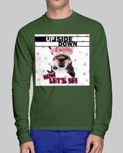 Load image into Gallery viewer, Boston Upside Down Now Let's Be Gift For Dog Lovers Unisex Long Sleeve