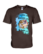 Load image into Gallery viewer, Fishing With All Your Heart Gift For Men Guys V-Neck