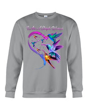 Load image into Gallery viewer, Hummingbirds Heart Shaped I Am A Simple Woman Gift For Mom Sweatshirt