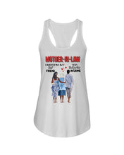 Load image into Gallery viewer, Daughter In Law's Best Friend Son's Best Partner In Crime Gift For Mom In Law Ladies Flowy Tank