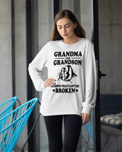Load image into Gallery viewer, Grandma And Grandson A Bond That Can't Be Broken Custom Design Unisex Long Sleeve