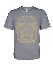 Load image into Gallery viewer, Los Mejores Nacen En Noviembre Gift For Men Guys V-Neck