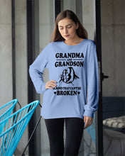 Load image into Gallery viewer, Grandma And Grandson A Bond That Can't Be Broken Custom Design Unisex Long Sleeve