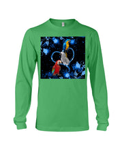 Load image into Gallery viewer, Lovely Phone Case Twinkling Blue Heart Gift For Parrots Lovers Unisex Long Sleeve