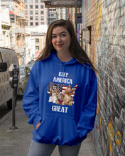 Load image into Gallery viewer, Keep America Great Yorkshire Terrier Gift For Dog Lovers Hoodie