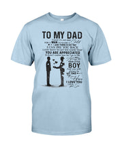 Load image into Gallery viewer, Giving For Dad Let You Know You're Appreciated Custom Design Guys Tee