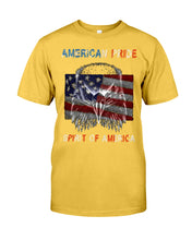 Load image into Gallery viewer, Eagle American Pride Spirit Of America Gift For American People Guys Tee