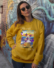 Load image into Gallery viewer, Butterfly Sunset On Beach Those We Love Don't Go Away Gift For Lover Sweatshirt