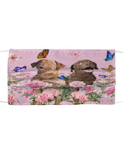 Load image into Gallery viewer, Gift For Dog LoversChesapeake Bay Retriever With Peonies Cloth Face Mask