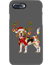 Load image into Gallery viewer, Beagle Gorgeous Reindeer Xmas Lights Gift For Dog Lovers Phone case