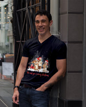Load image into Gallery viewer, Cats We Wish You A Merry Christmas Gift For Cat Lovers Guys V-Neck