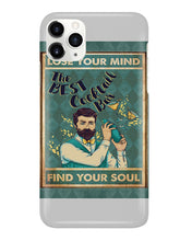 Load image into Gallery viewer, Lose Your Mind Find Your Soul Gift For Bartender Phone case
