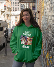 Load image into Gallery viewer, Keep America Great Yorkshire Terrier Gift For Dog Lovers Hoodie