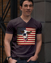 Load image into Gallery viewer, Lovely Phone Case With America Flag Face Gift For Cow Lovers Guys V-Neck