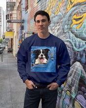 Load image into Gallery viewer, Border Collie In Denim Pocket Gift For Dog Lovers Sweatshirt