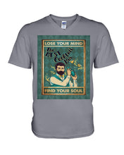 Load image into Gallery viewer, Lose Your Mind Find Your Soul Gift For Bartender Guys V-Neck