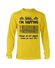 Load image into Gallery viewer, Cute Coffee Cup Shh I’m Napping Please Do Not Disturb Gift For Nurse Unisex Long Sleeve