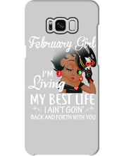 Load image into Gallery viewer, Betty Boop February Girl Living My Best Life Birthday Meaningful Gift Phone case