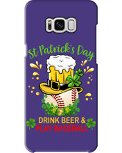 Load image into Gallery viewer, Baseball Drink Beer Day St Patrick's Day Gift For Baseball Lovers Phone case