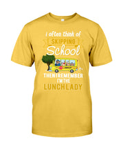 Load image into Gallery viewer, I Often Think Of Skipping School Gift For Kids Guys Tee
