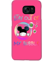 Load image into Gallery viewer, Lovely Phone Case Rainbow Design Stay Out Of My Bubble Gift For Friends Phone case