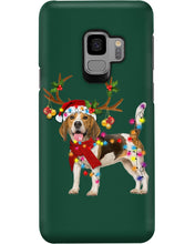 Load image into Gallery viewer, Beagle Gorgeous Reindeer Xmas Lights Gift For Dog Lovers Phone case