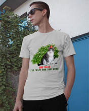 Load image into Gallery viewer, Cat Wait For You Here Gift For Cat Lovers Guys Tee