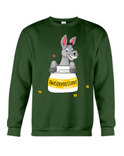 Load image into Gallery viewer, Funny Donkey Anti Depressant Meaning Gift For Women Sweatshirt