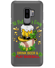 Load image into Gallery viewer, Baseball Drink Beer Day St Patrick's Day Gift For Baseball Lovers Phone case