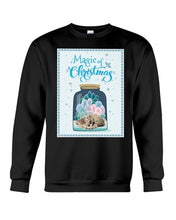 Load image into Gallery viewer, Cat In Bottle Magic Christmas Design Gift For Cat Lovers Sweatshirt