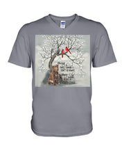 Load image into Gallery viewer, Labrador They Walk Beside Us Everyday Special Custom Design Guys V-Neck