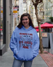 Load image into Gallery viewer, Grandpa's Girl I Used To Be His Angel Gift For Men Hoodie