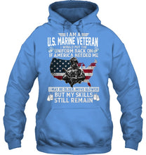 Load image into Gallery viewer, I Am A US Marine Veteran If America Needed Me Gift Hoodie