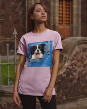 Load image into Gallery viewer, Border Collie In Denim Pocket Gift For Dog Lovers Guys Tee